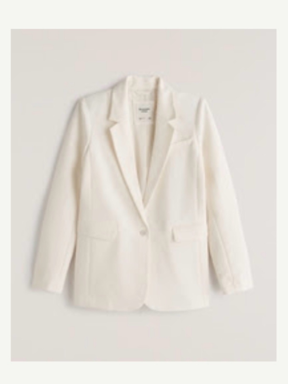 Abercrombie off white blazer